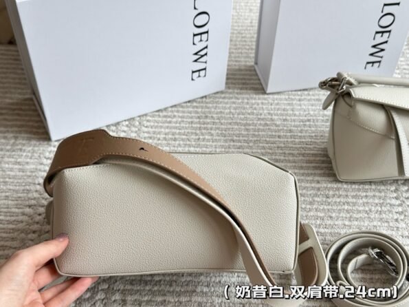 Loewe geometric bag puzzle is really a cowhide quality that cannot be missed-comes with gift box-Double straps1 - Image 26