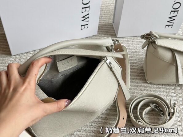 Loewe geometric bag puzzle is really a cowhide quality that cannot be missed-comes with gift box-Double straps1 - Image 27