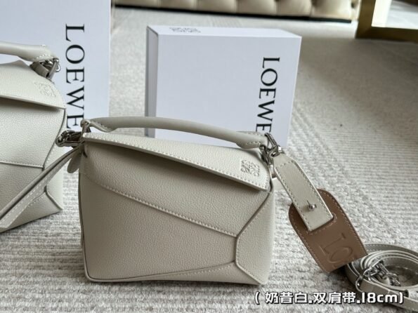 Loewe geometric bag puzzle is really a cowhide quality that cannot be missed-comes with gift box-Double straps1 - Image 7