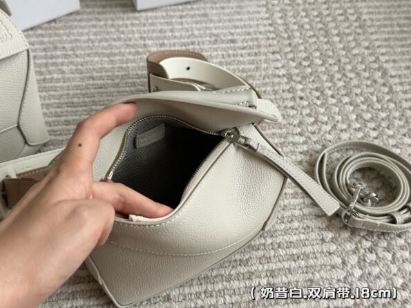 Loewe geometric bag puzzle is really a cowhide quality that cannot be missed-comes with gift box-Double straps1 - Image 9