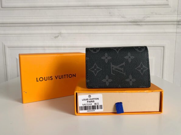 High-quality textured leather card bag-comes with gift box - Image 1