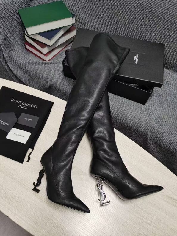 Saint Laurent sheepskin boots, 40-41 need to be customized, non-returnable, contact customer service to determine the size-comes with gift box - Image 4