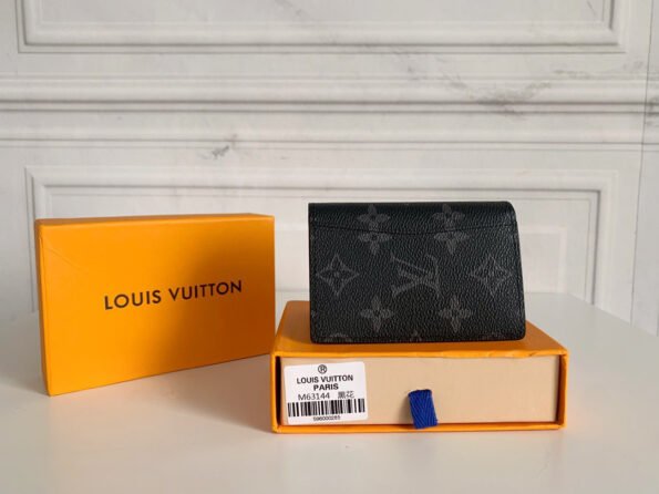 High-quality textured leather card bag-comes with gift box - Image 3