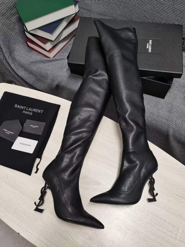 Saint Laurent sheepskin boots, 40-41 need to be customized, non-returnable, contact customer service to determine the size-comes with gift box - Image 8