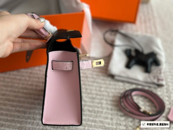 Cowhide palm pattern gift silk scarf Xing pony bamboo pendant Hermès Kelly Kelly Hermes（box） - Image 9