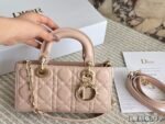 Dior lady's new long sheepskin powder full package-box