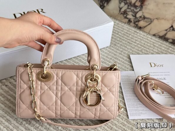 Dior lady's new long sheepskin powder full package-box - Image 1