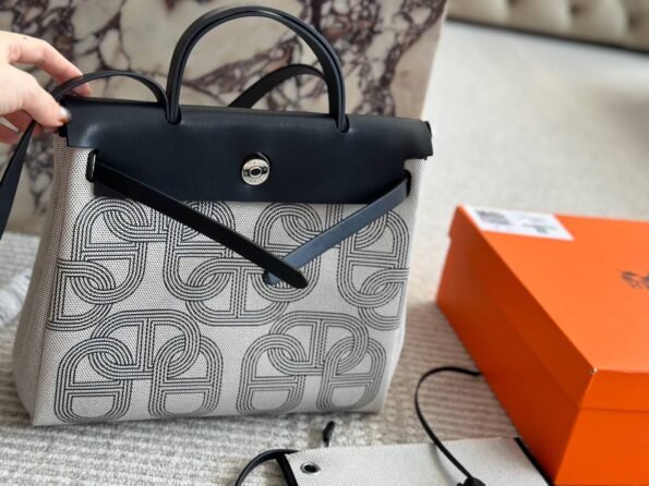 Hermès Herbag canvas shopping bag -box - Image 7